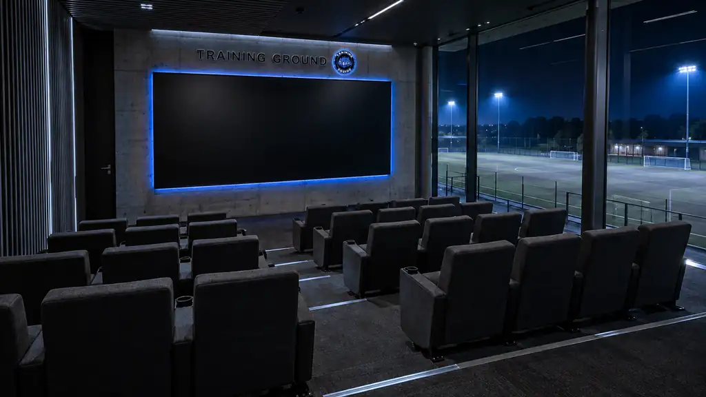 The analysis room and its video wall